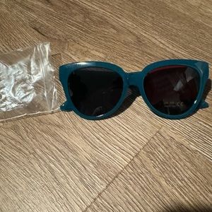 Teal sunglasses